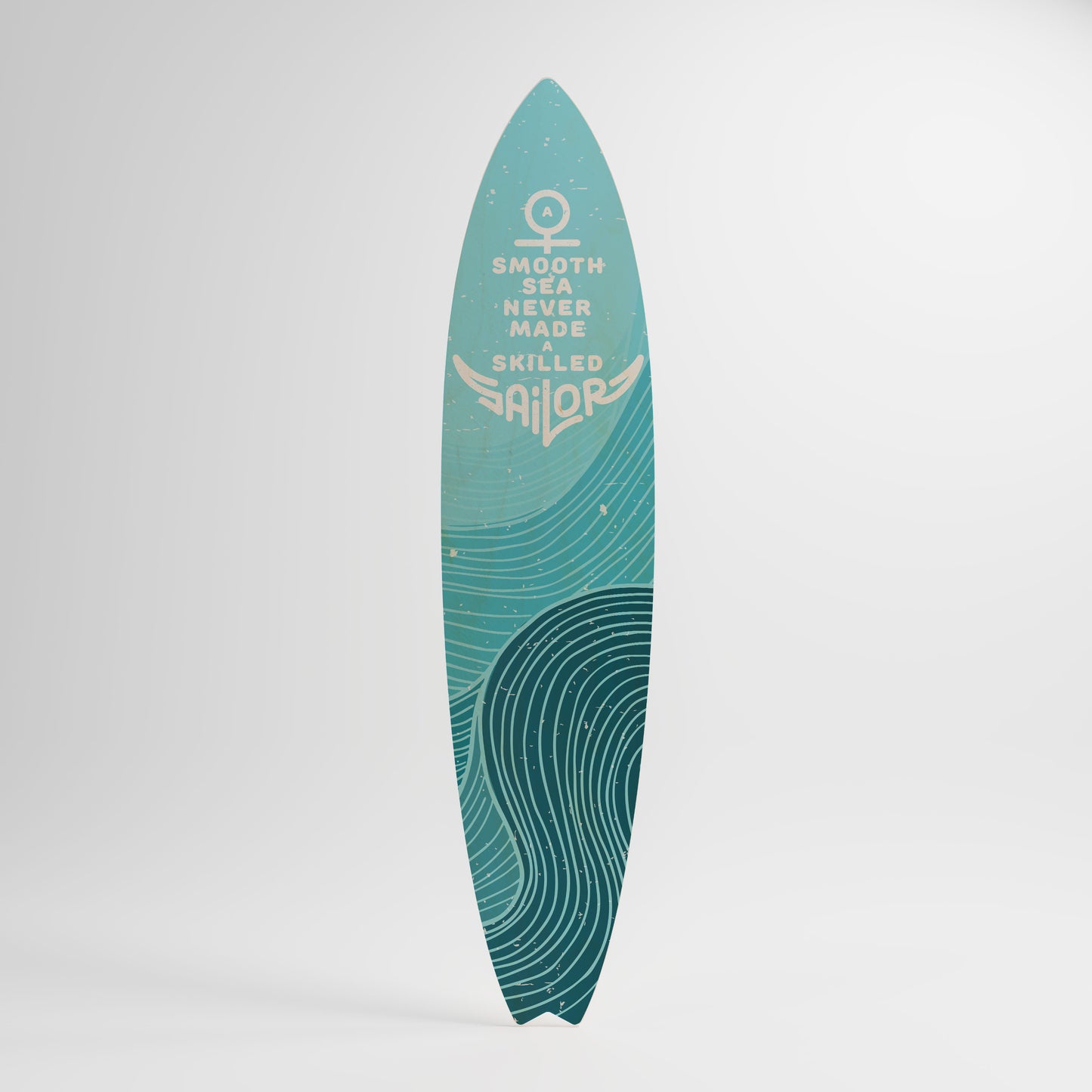 SKILLED SAILOR Tavola da surf decorativa in compensato