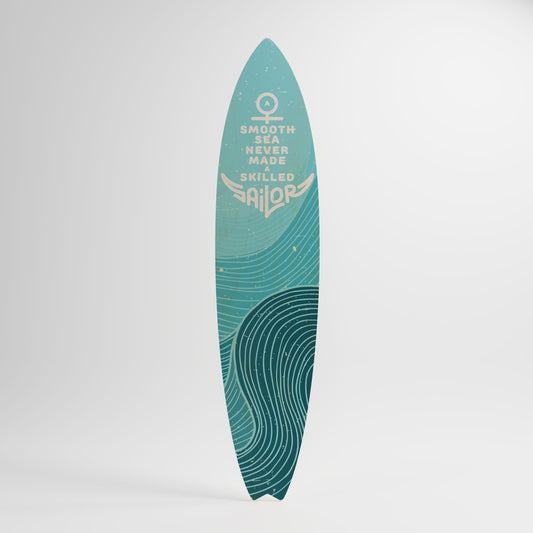 SKILLED SAILOR Tavola da surf decorativa in compensato