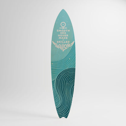 SKILLED SAILOR Tavola da surf decorativa in compensato