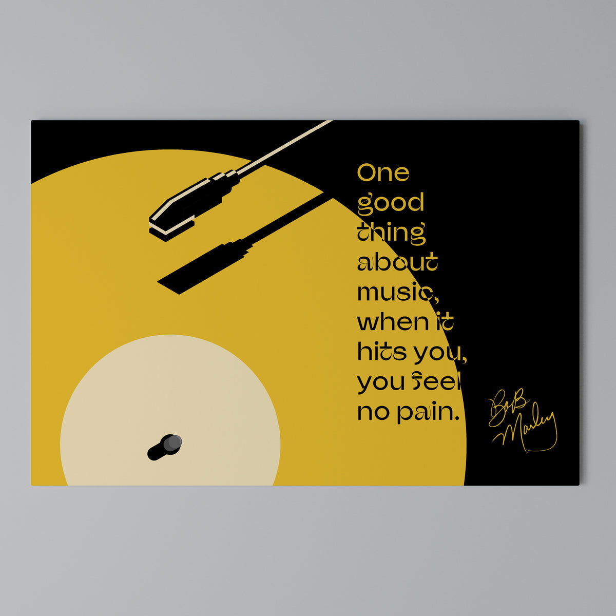 MUSIC - NO PAIN Stampa su tela orizzontale