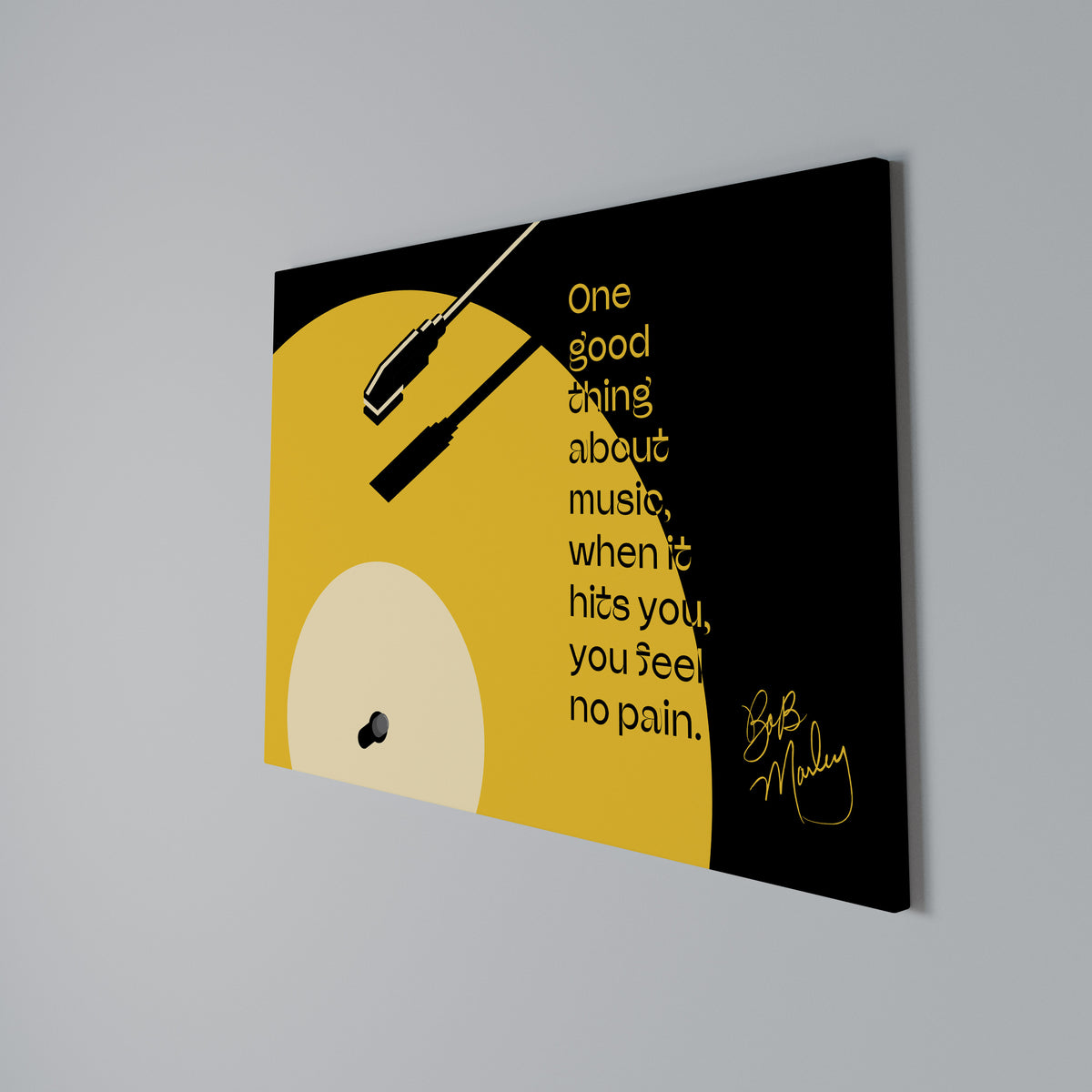 MUSIC - NO PAIN Stampa su tela orizzontale