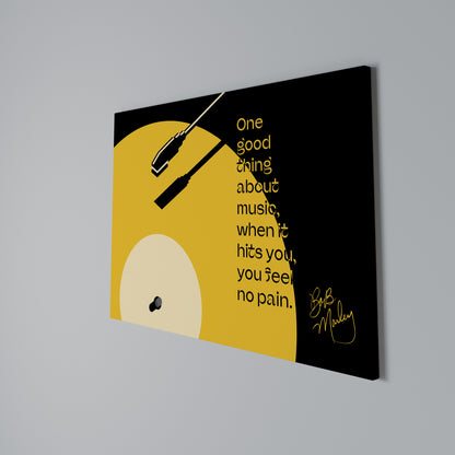 MUSIC - NO PAIN Stampa su tela orizzontale
