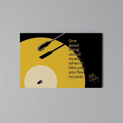 MUSIC - NO PAIN Stampa su tela orizzontale