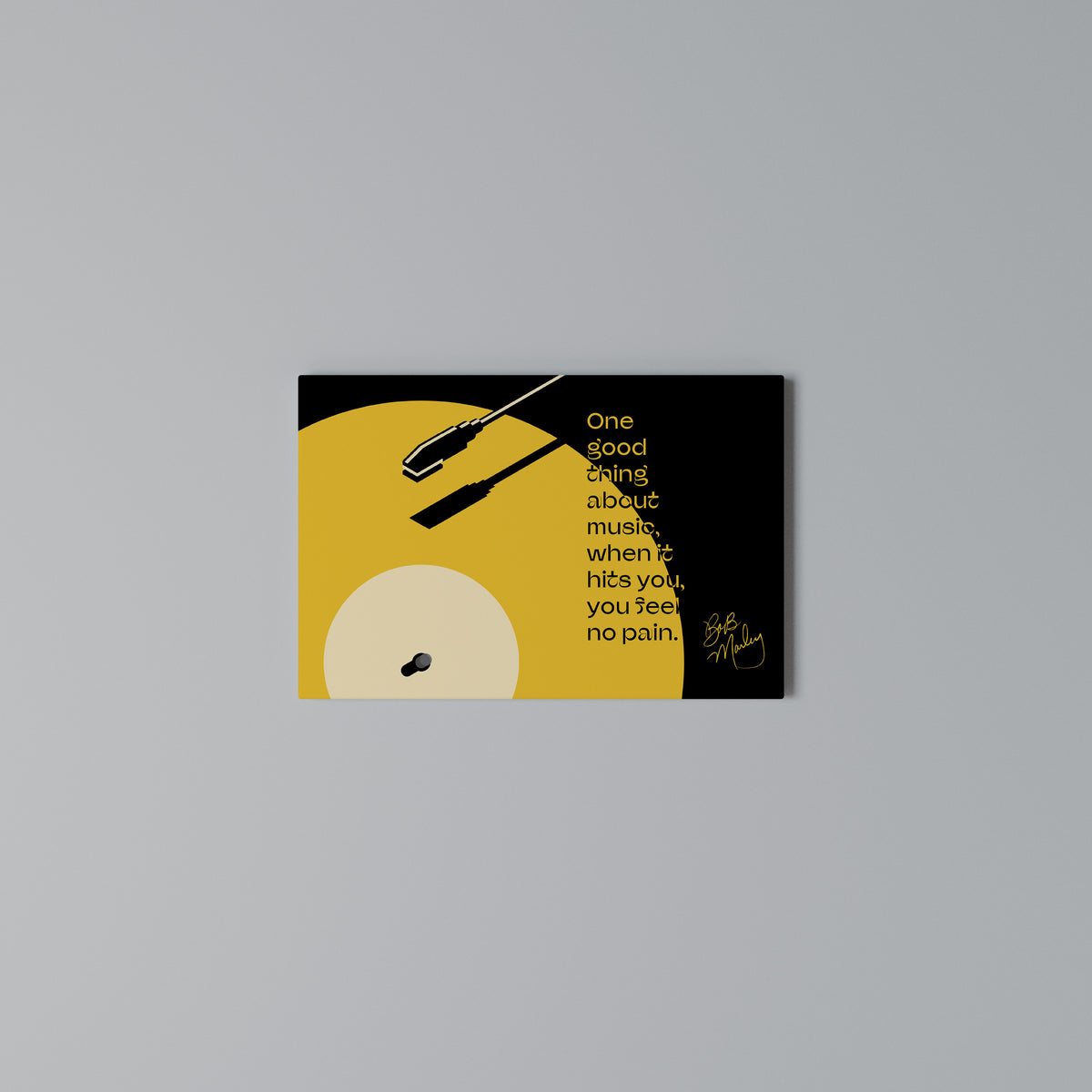 MUSIC - NO PAIN Stampa su tela orizzontale