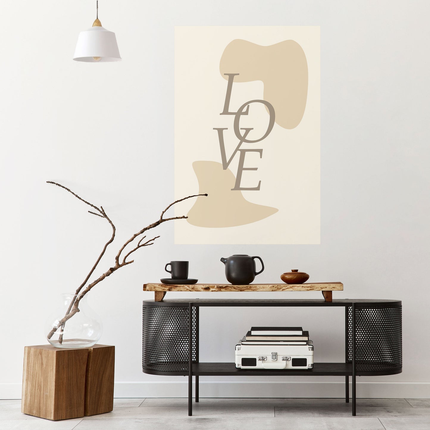 L'AMORE IN FORMA Poster verticale staccabile e attaccabile