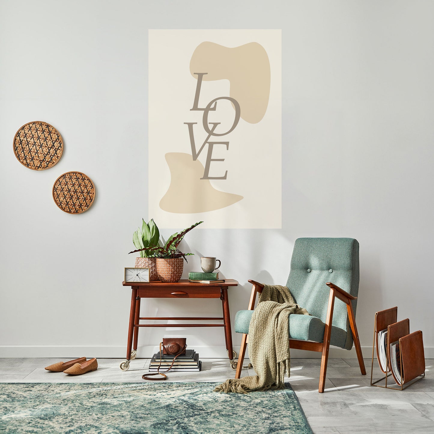 L'AMORE IN FORMA Poster verticale staccabile e attaccabile