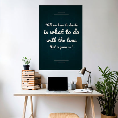 DECISIONI IN MOMENTI Poster verticale staccabile e attaccabile
