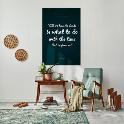 DECISIONI IN MOMENTI Poster verticale staccabile e attaccabile