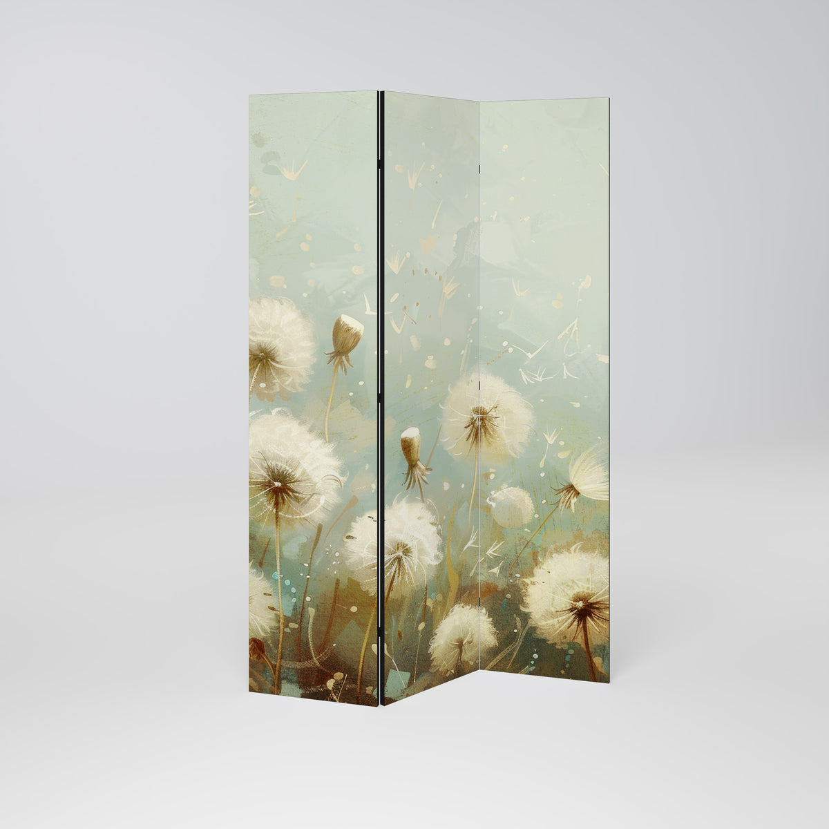 DREAMY MEADOW Decorative 3-Panel Room Divider