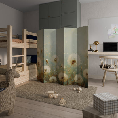 DREAMY MEADOW - Divisorio decorativo per ambienti a 5 pannelli
