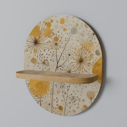MORNING GLADE Mensola ovale per opere d'arte in effetto rovere