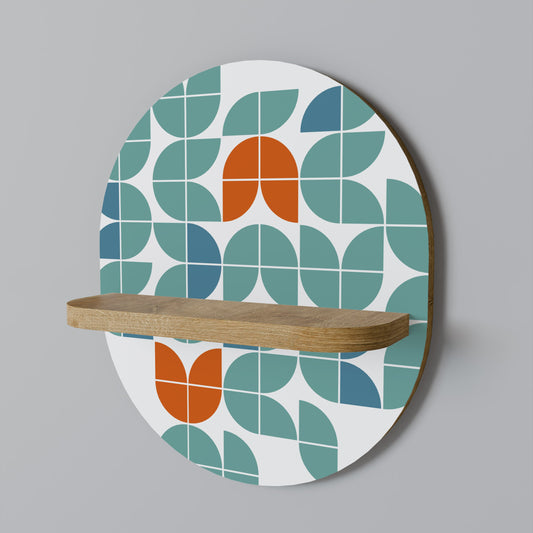 BE THE CHANGE Mensola ovale per opere d'arte in effetto rovere