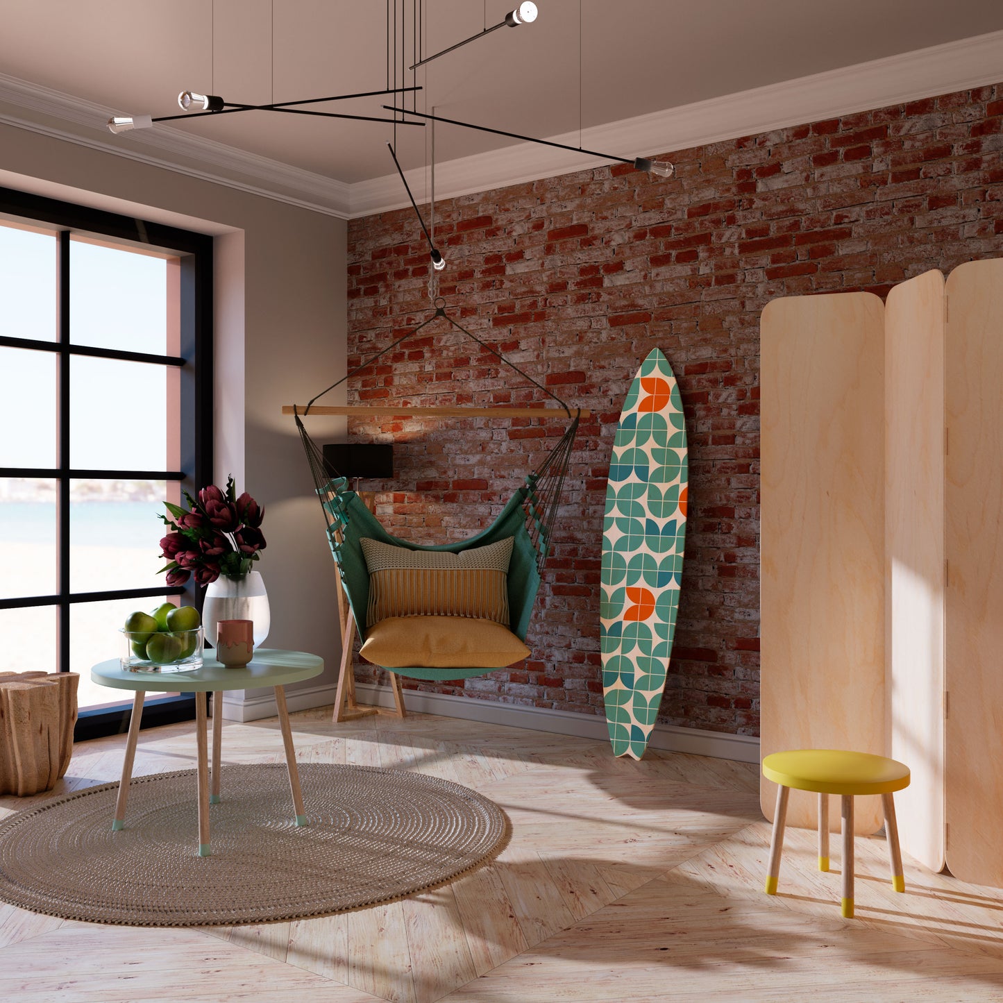 BE THE CHANGE Surfboard Decorative Panel