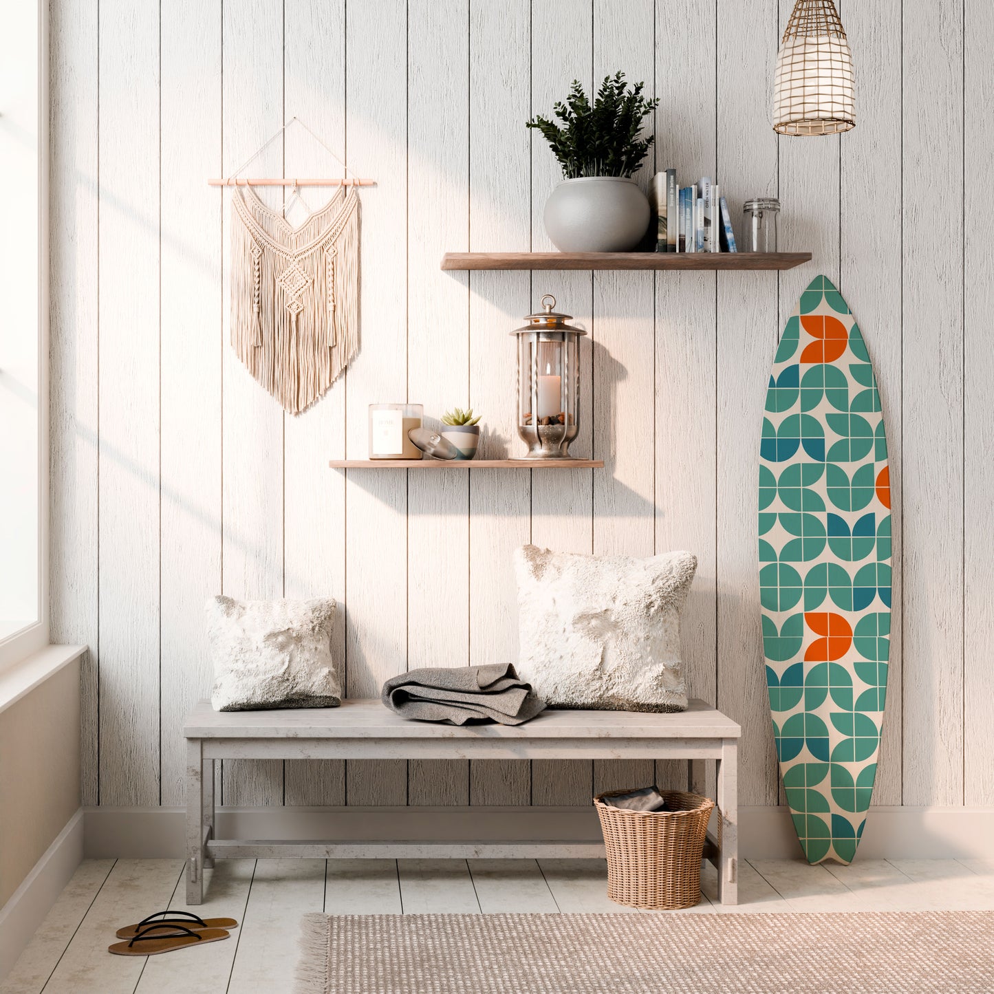 BE THE CHANGE Decorative Plywood Surfboard