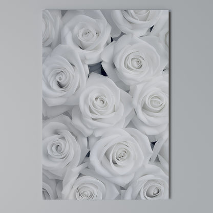 ELEGANCE IN WHITE Stampa su Tela Verticale