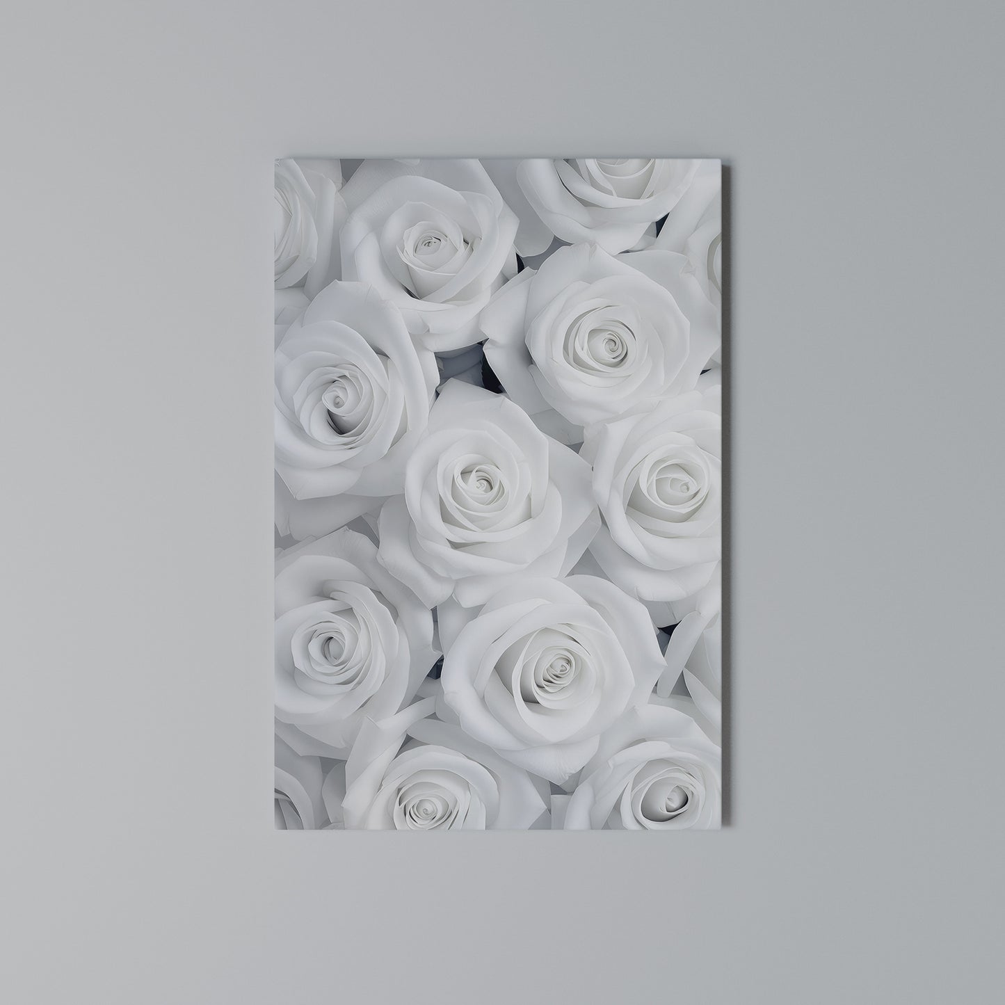 ELEGANCE IN WHITE Stampa su Tela Verticale