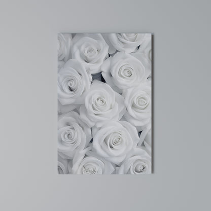 ELEGANCE IN WHITE Stampa su Tela Verticale