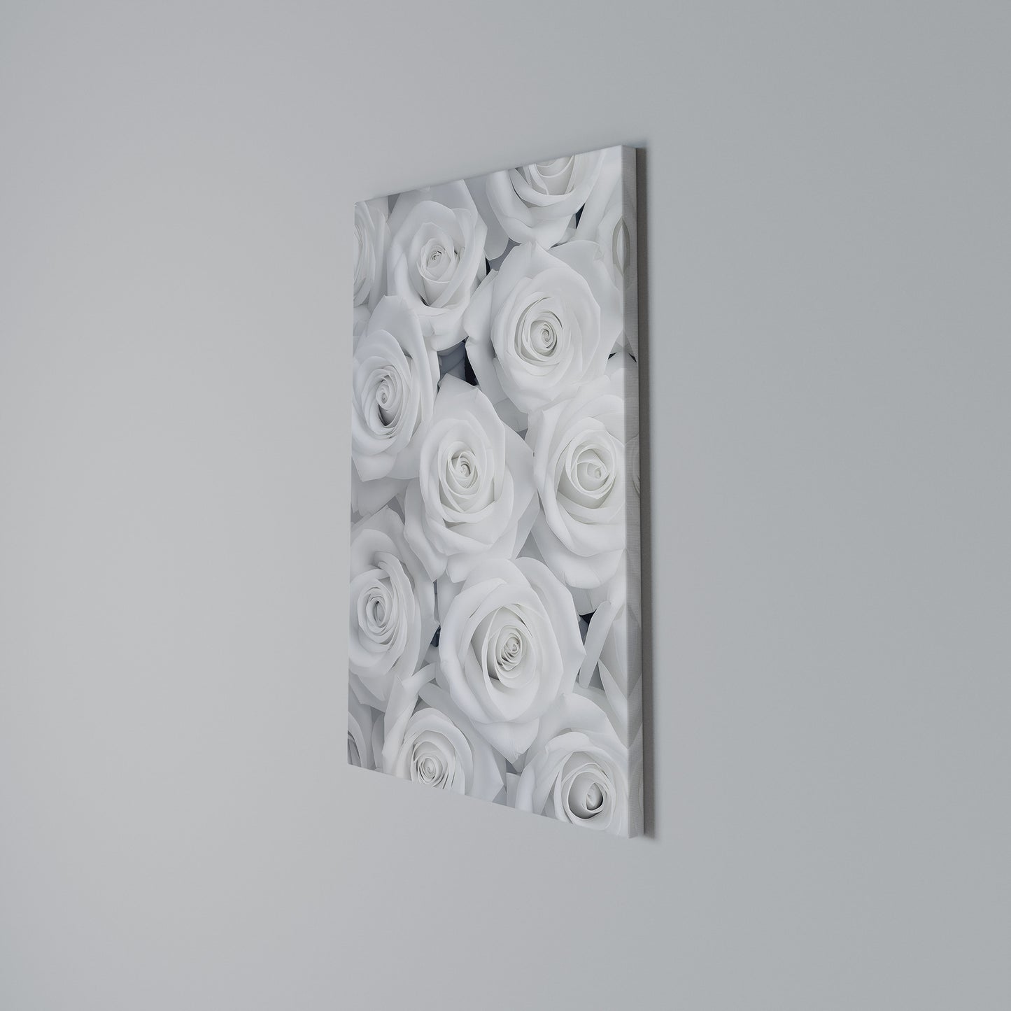 ELEGANCE IN WHITE Stampa su Tela Verticale