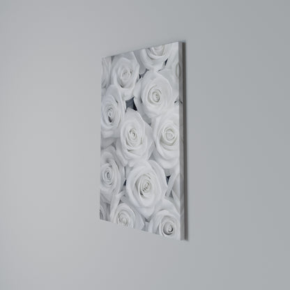 ELEGANCE IN WHITE Stampa su Tela Verticale