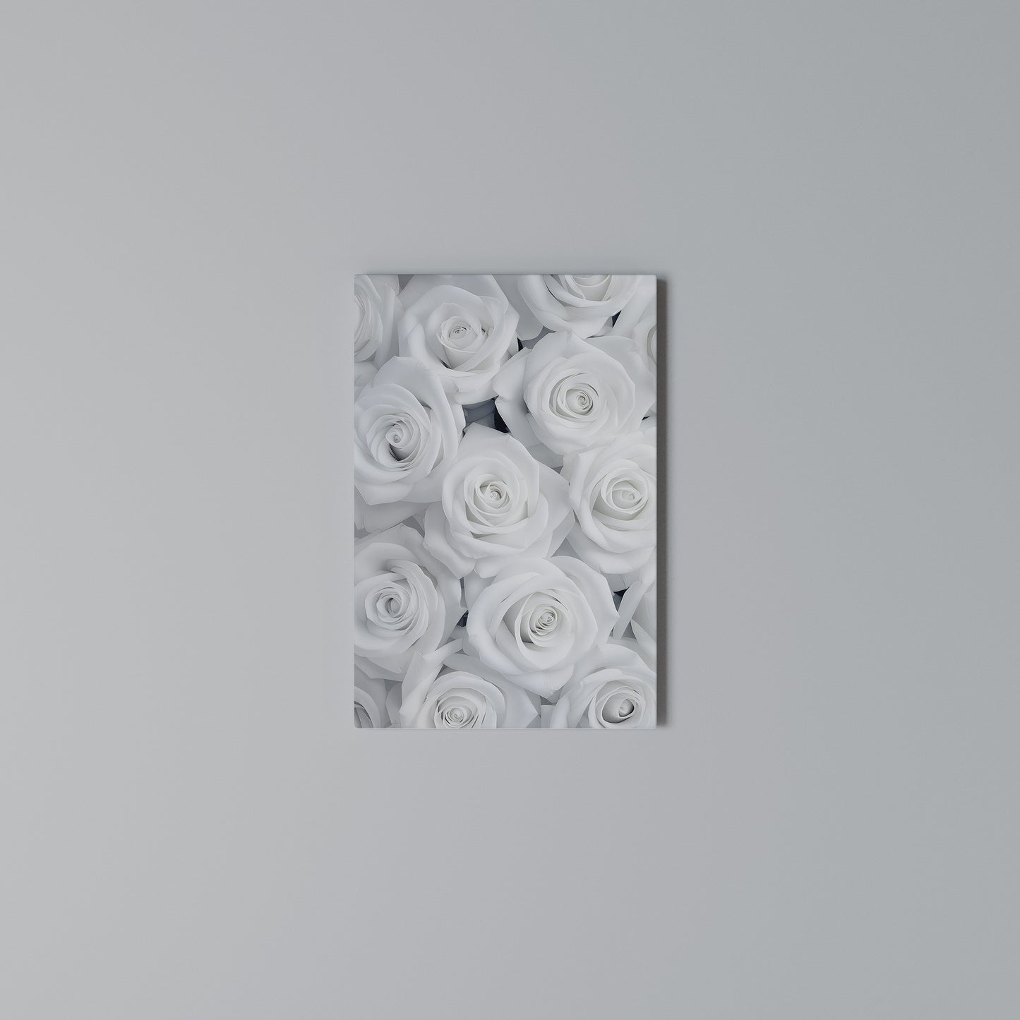 ELEGANCE IN WHITE Stampa su Tela Verticale