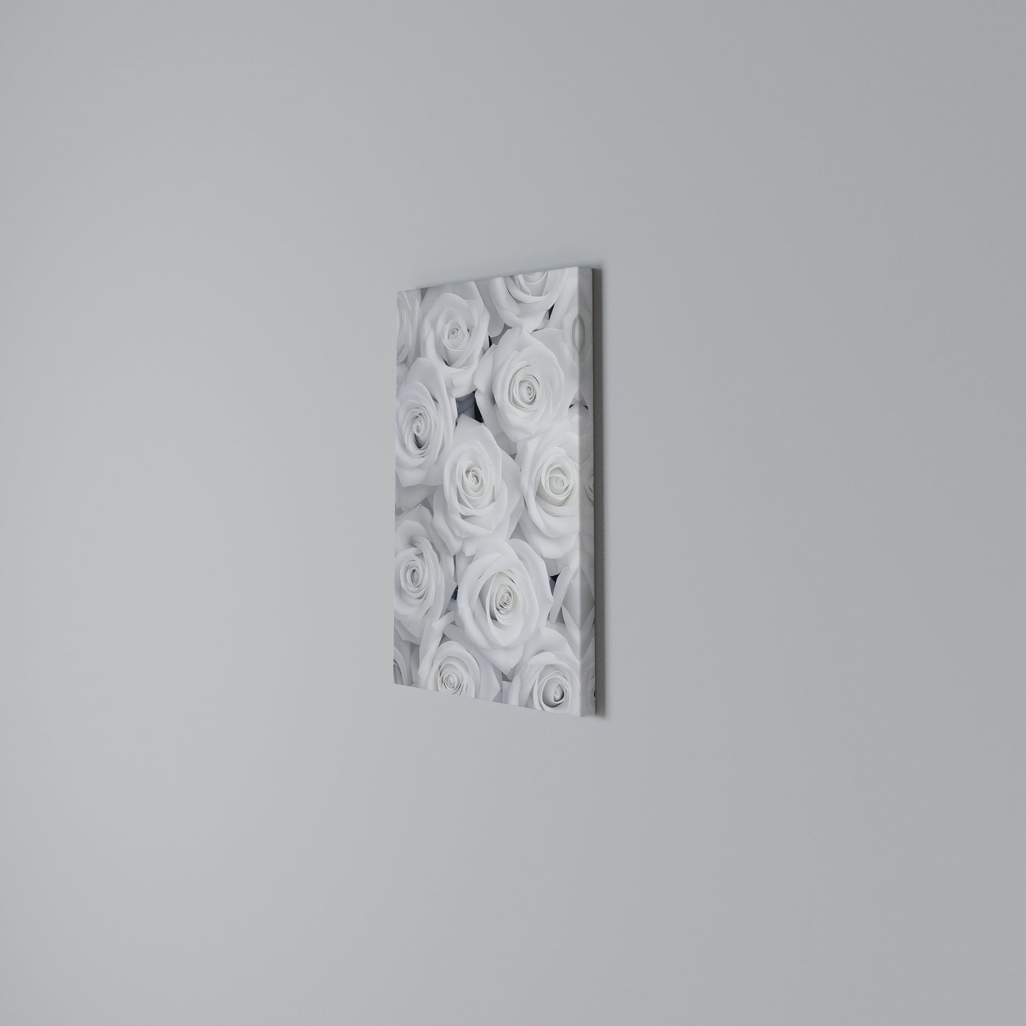 ELEGANCE IN WHITE Stampa su Tela Verticale