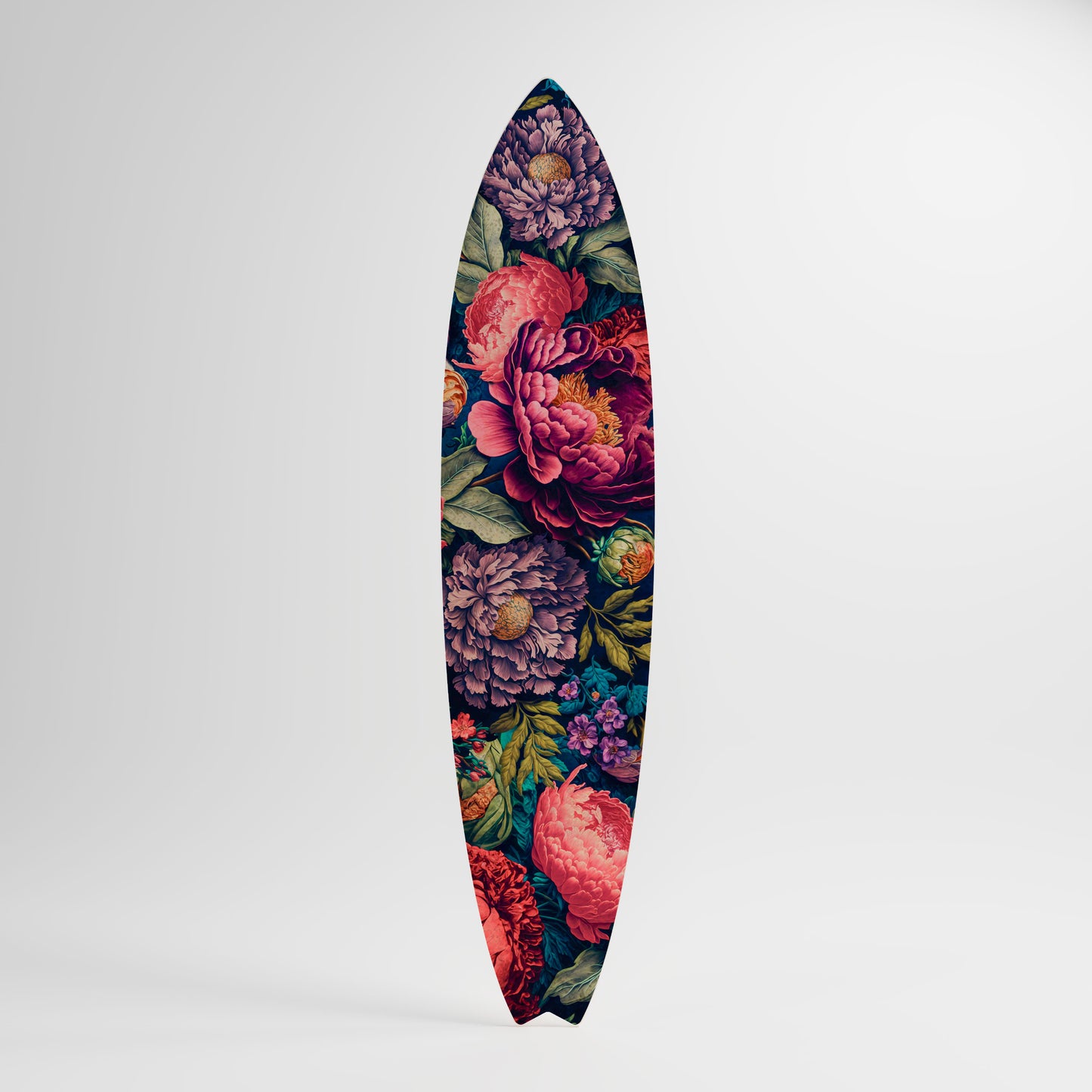 BLOOMING ELEGANCE Decorative Plywood Surfboard