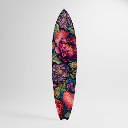 BLOOMING ELEGANCE Decorative Plywood Surfboard
