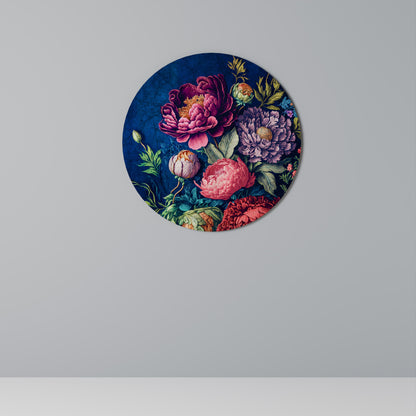 ELEGANZA IN FIORE - Decorazione murale rotonda