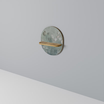 Mensola ovale NIGHT LADY effetto rovere