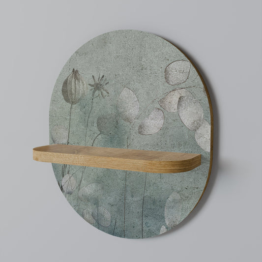 Mensola ovale NIGHT LADY effetto rovere
