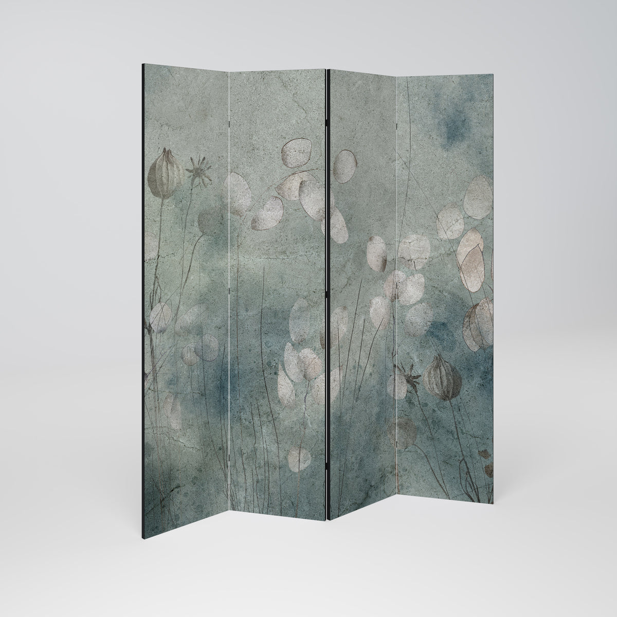NIGHT LADY Decorative 4-Panel Room Divider