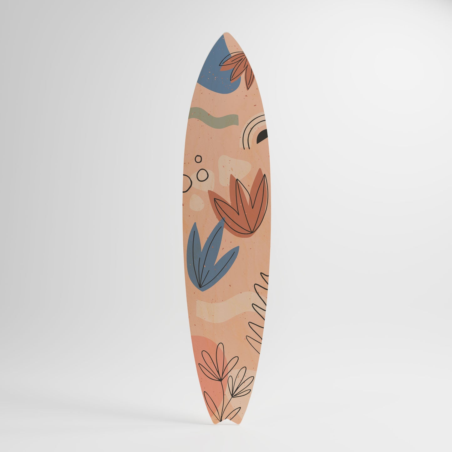 PASTEL DESTINY Decorative Plywood Surfboard