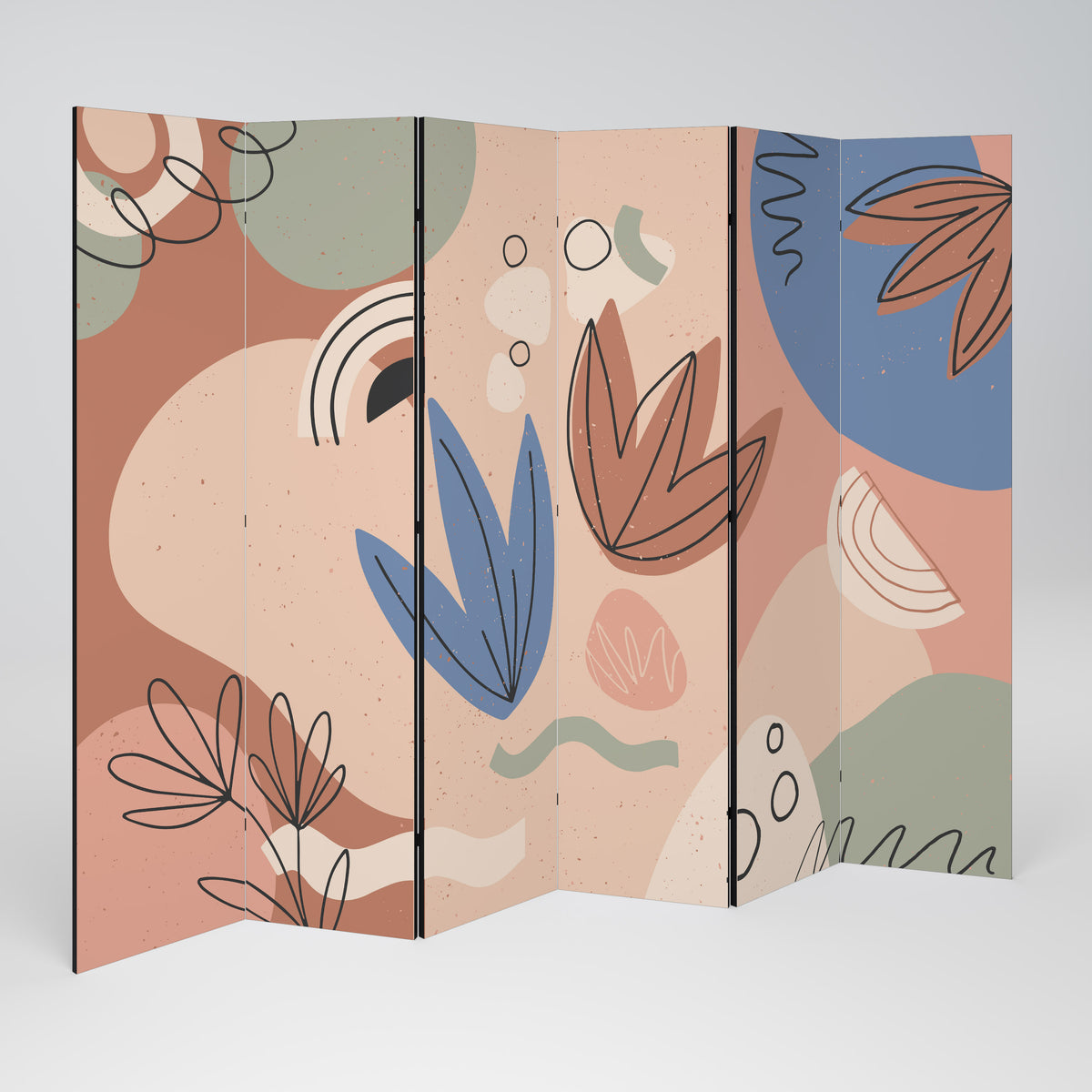 PASTEL DESTINY Paravento Decorativo a 6 Pannelli