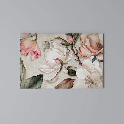 FLORAL GRACE Stampa su tela orizzontale