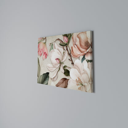 FLORAL GRACE Stampa su tela orizzontale