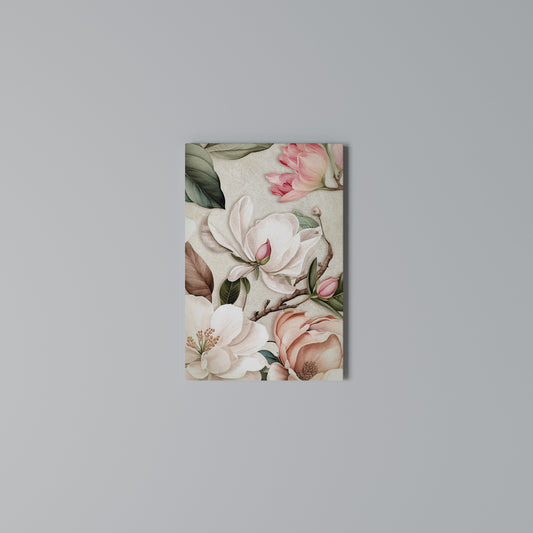FLORAL GRACE Stampa su Tela Verticale