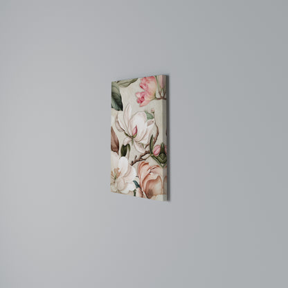 FLORAL GRACE Stampa su Tela Verticale