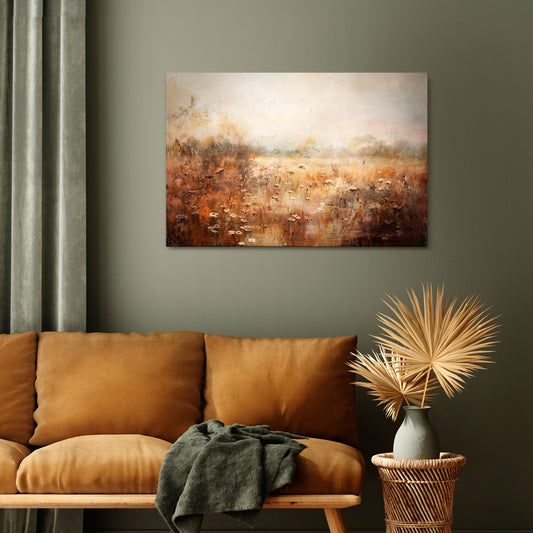 TRANQUIL FIELD Stampa su tela orizzontale