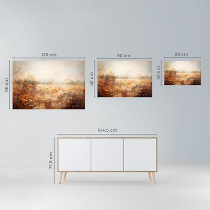 Poster orizzontale staccabile e attaccabile TRANQUIL FIELD