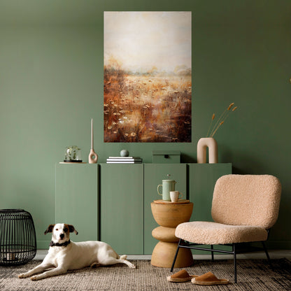 Poster verticale staccabile e attaccabile TRANQUIL FIELD