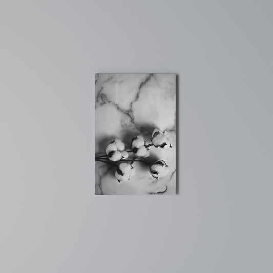 MONOCHROME COTTON DREAMS Stampa su Tela Verticale