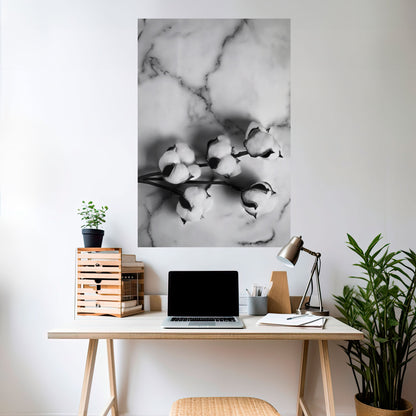 Poster verticale staccabile e attaccabile MONOCHROME COTTON DREAMS