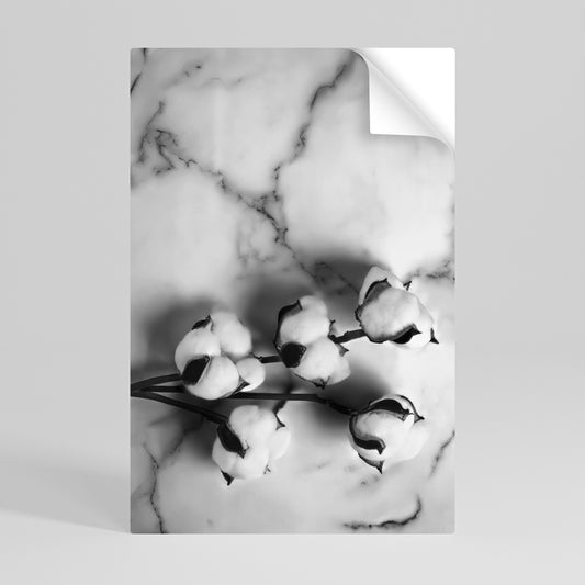 Poster verticale staccabile e attaccabile MONOCHROME COTTON DREAMS