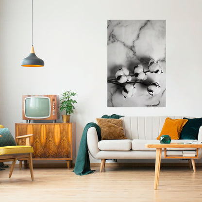 Poster verticale staccabile e attaccabile MONOCHROME COTTON DREAMS