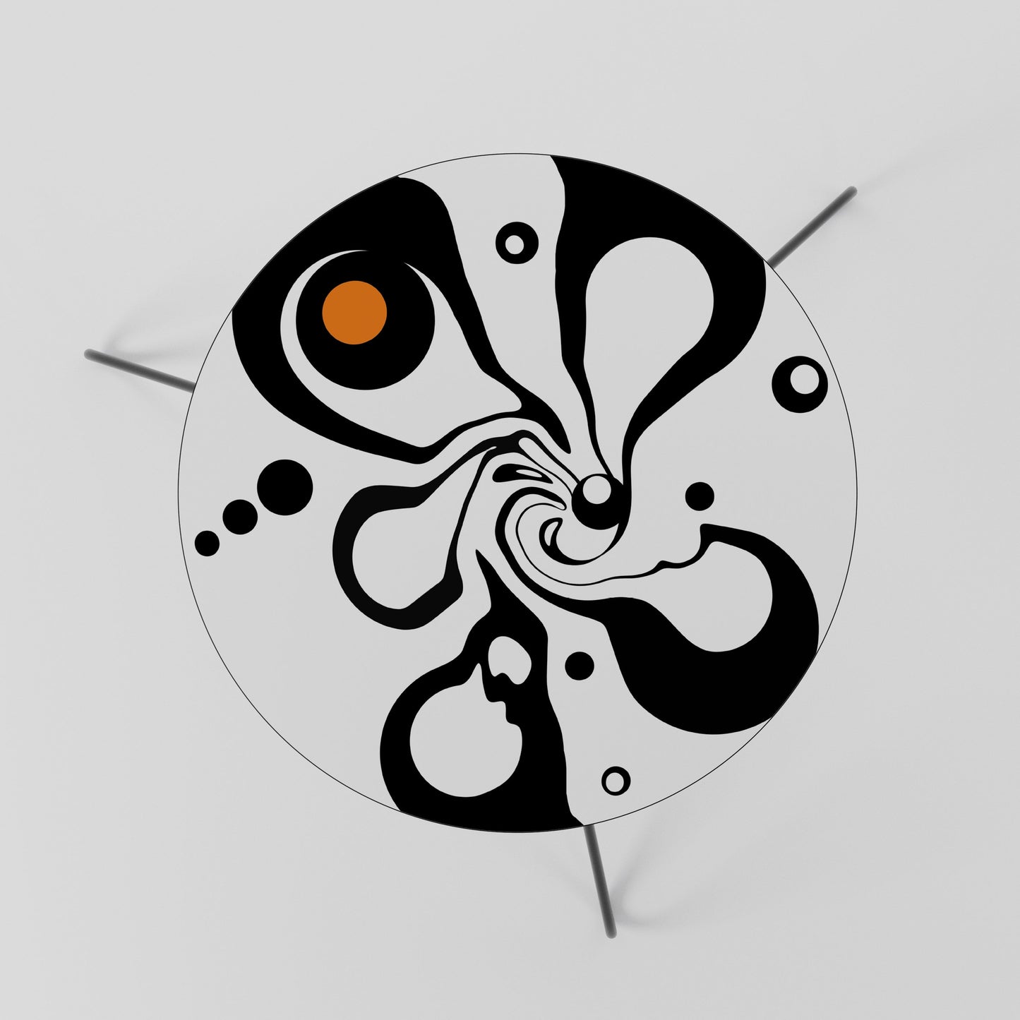 Tavolino da caffè SWIRLING NATURE 60
