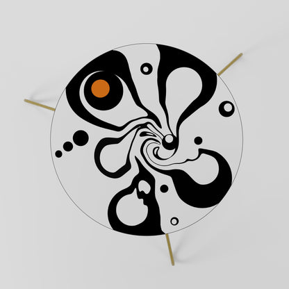 Tavolino da caffè SWIRLING NATURE 60