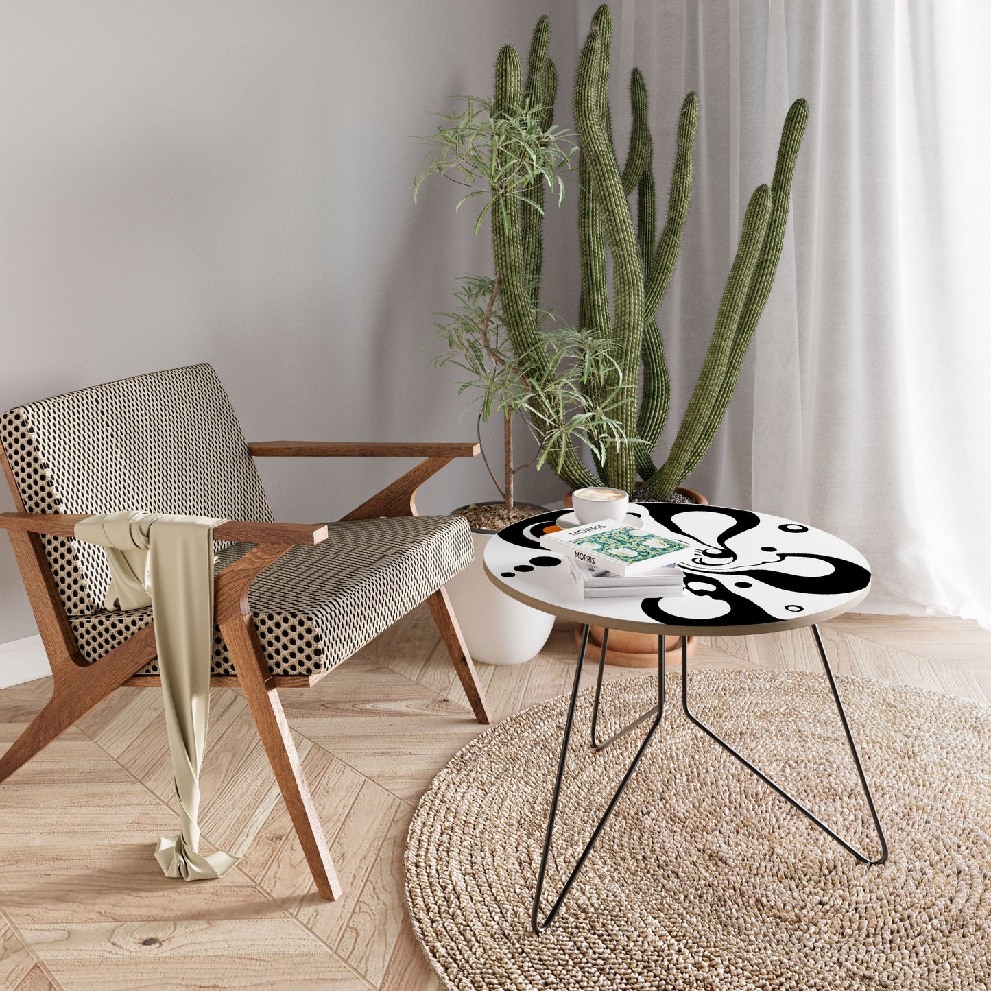 SWIRLING NATURE Large Coffee Table