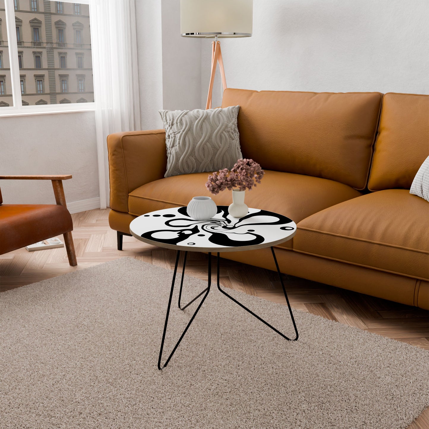 SWIRLING NATURE Large Coffee Table