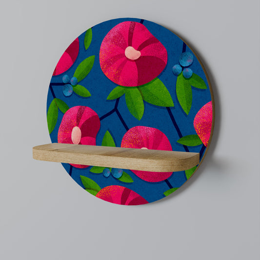 SPRING THOUGHTS Mensola rotonda per arte in effetto rovere