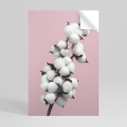 COTTON CLOUDS WHISPER Poster verticale staccabile e attaccabile